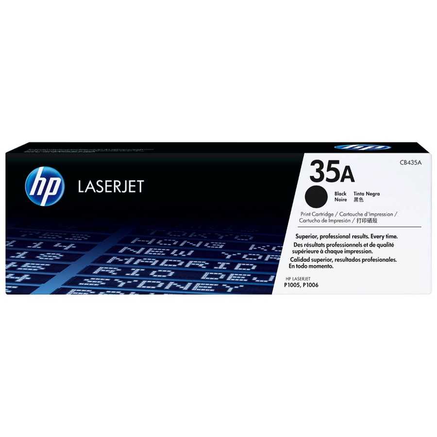 Hp CB435A (35A) Kutusuz Siyah Orjinal Toner