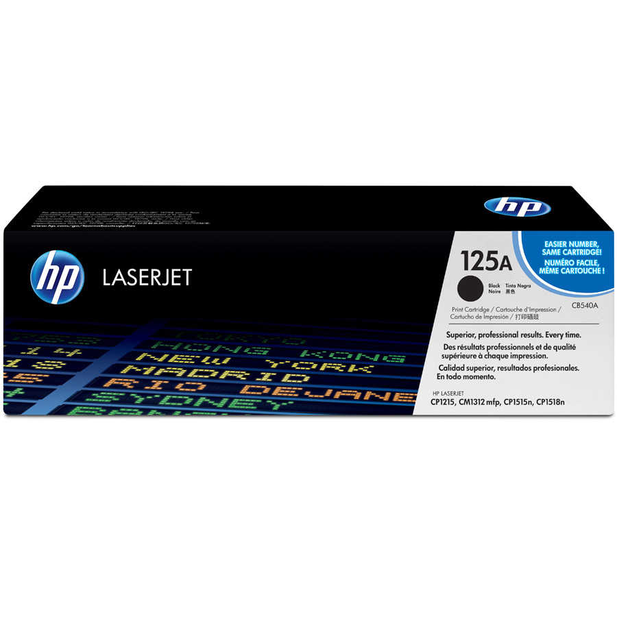 Hp CB540A (125A) Kutusu Hasarlı Siyah Orjinal Toner