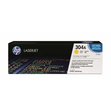Hp CC532A (304A) Kutusu Hasarlı Sarı Orjinal Toner Hp CC532A (304A) Kutusu Hasarlı Sarı Orjinal Toner