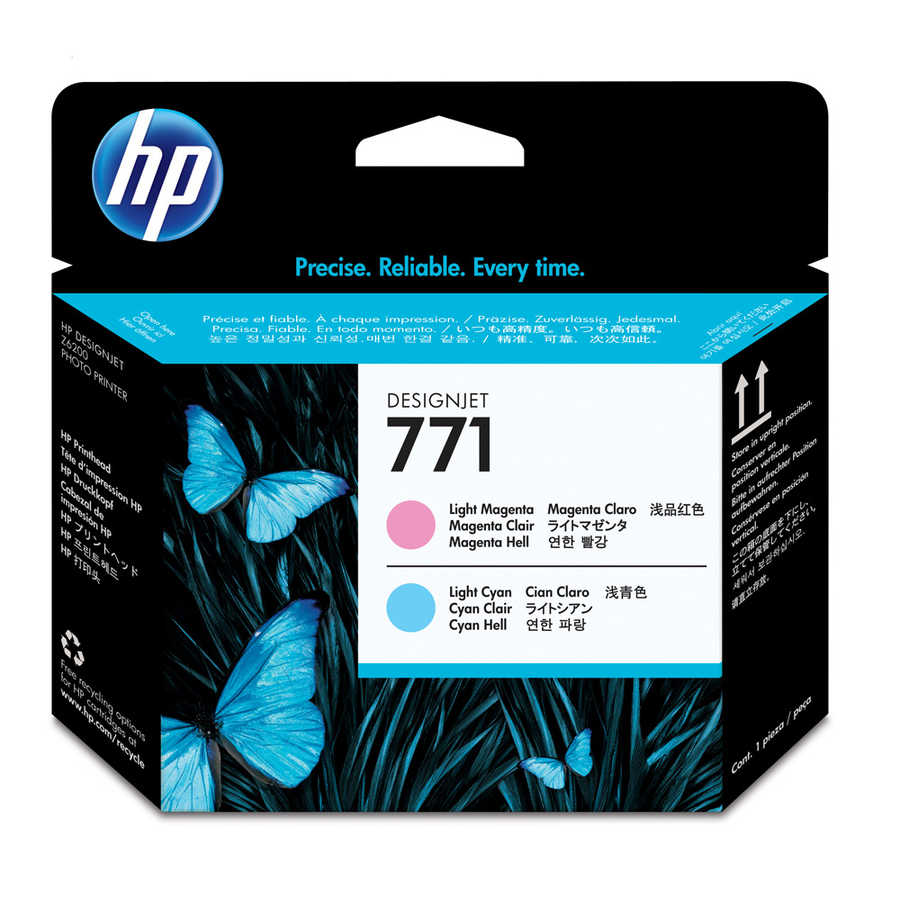 Hp CE019A (771) Orjinal Açık Kırmızı ve Açık Mavi DesignJet Baskı Kafası