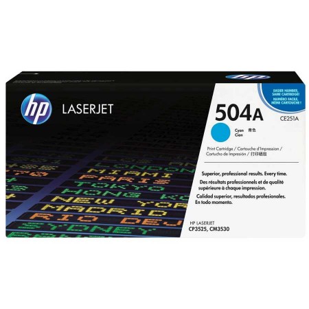 Hp CE251A (504A) Mavi Orjinal Toner Hp CE251A (504A) Mavi Orjinal Toner