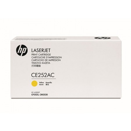 Hp CE252AC (504A) Sarı Orjinal Toner Hp CE252AC (504A) Sarı Orjinal Toner