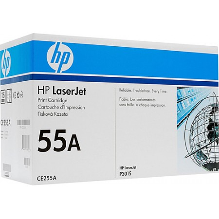 Hp CE255A (55A) Mavi Beyaz Kutu Ve Kutu Hasarlı Siyah Orjinal Toner Hp CE255A (55A) Mavi Beyaz Kutu Ve Kutu Hasarlı Siyah Orjinal Toner