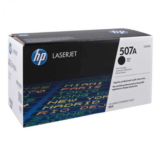 Hp CE400A (507A) Siyah Kutusu Hasarlı  Orjinal Toner
