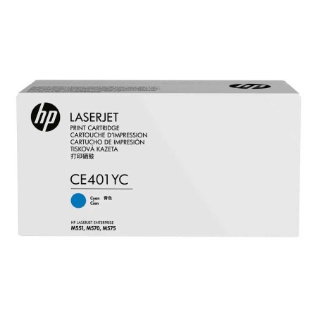 Hp CE401YC (507A) Mavi Orjinal Toner
