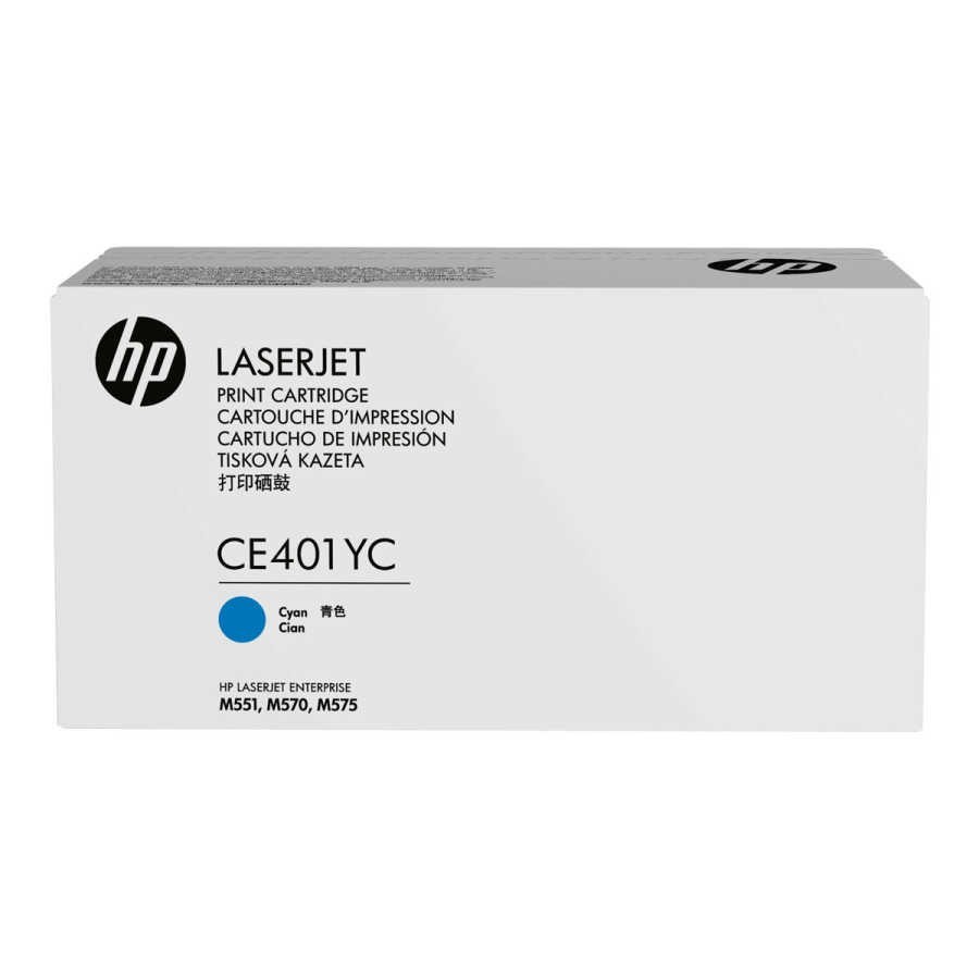 Hp CE401YC (507A) Mavi Orjinal Toner