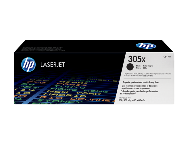 Hp CE410X (305X) Kutusu Hasarlı Orjinal Siyah Toner