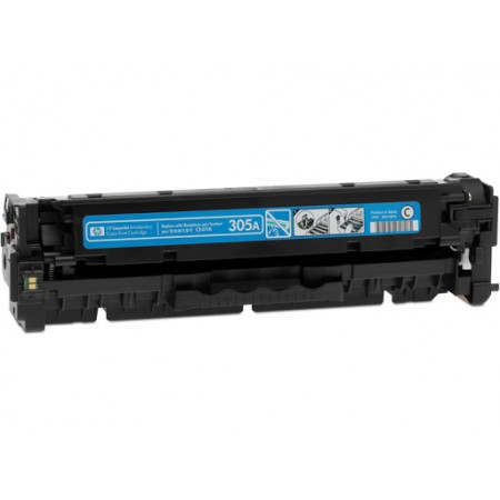 Hp CE411A (305A) Kutusu Hasarlı Mavi Orjinal Toner Hp CE411A (305A) Kutusu Hasarlı Mavi Orjinal Toner
