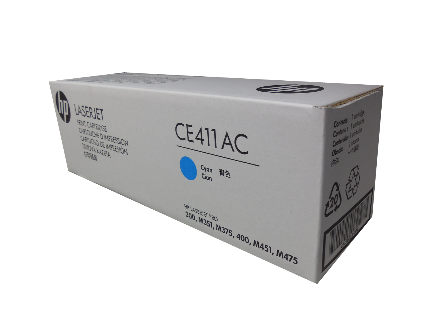 Hp CE411AC (305A) Mavi Orjinal Toner
