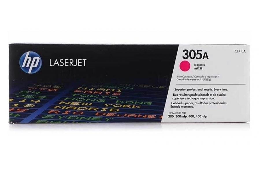Hp CE413A (305A) Kırmızı Orjinal Toner