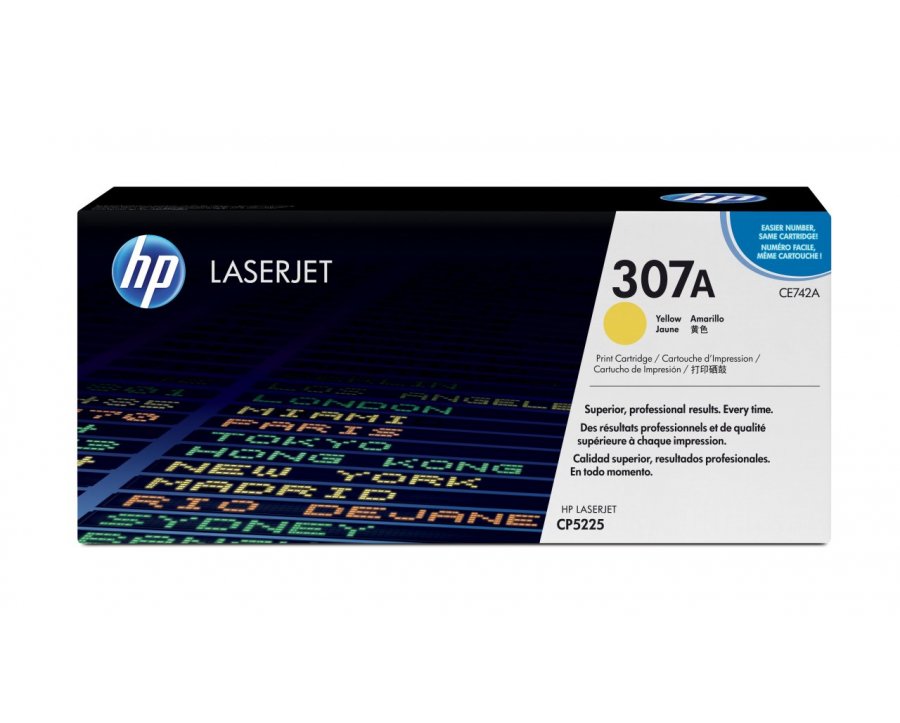Hp CE742A (307A) Sarı Orjinal Toner