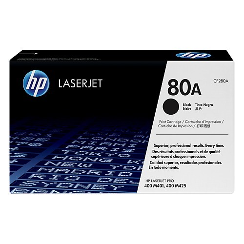 Hp CF280A (80A) Kutusu Hasarlı Siyah Orjinal Toner