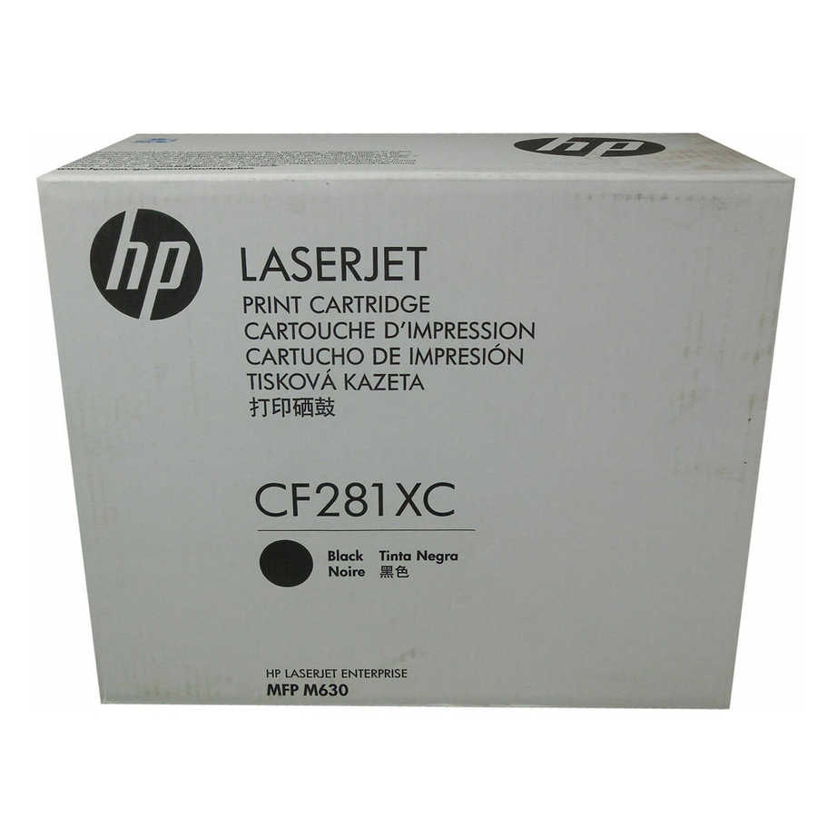 Hp CF281XC (81X) Kutu Hasarlı Siyah Orjinal Toner 