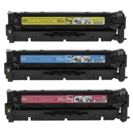 Hp CF370AM (305A) Renkli Orijinal Multi Paket Toner Hp CF370AM (305A) Renkli Orijinal Multi Paket Toner