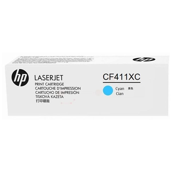 Hp CF411XC (410X) Kutu Hasarlı Mavi Orjinal Toner