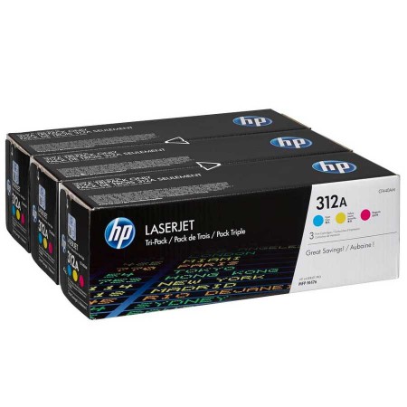 Hp CF440AM (312A) Renkli Orijinal 3'lü Paket Toner Hp CF440AM (312A) Renkli Orijinal 3'lü Paket Toner