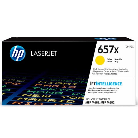 Hp CF472X (657X) Sarı Orjinal Yüksek Kapasite Toner Hp CF472X (657X) Sarı Orjinal Yüksek Kapasite Toner