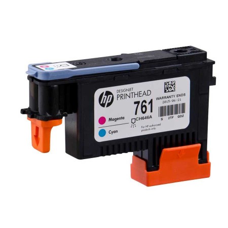 Hp CH646A (761) Eski Tarihli Orjinal Kırmızı ve Camgöbeği Designjet Baskı Kafası Hp CH646A (761) Eski Tarihli Orjinal Kırmızı ve Camgöbeği Designjet Baskı Kafası