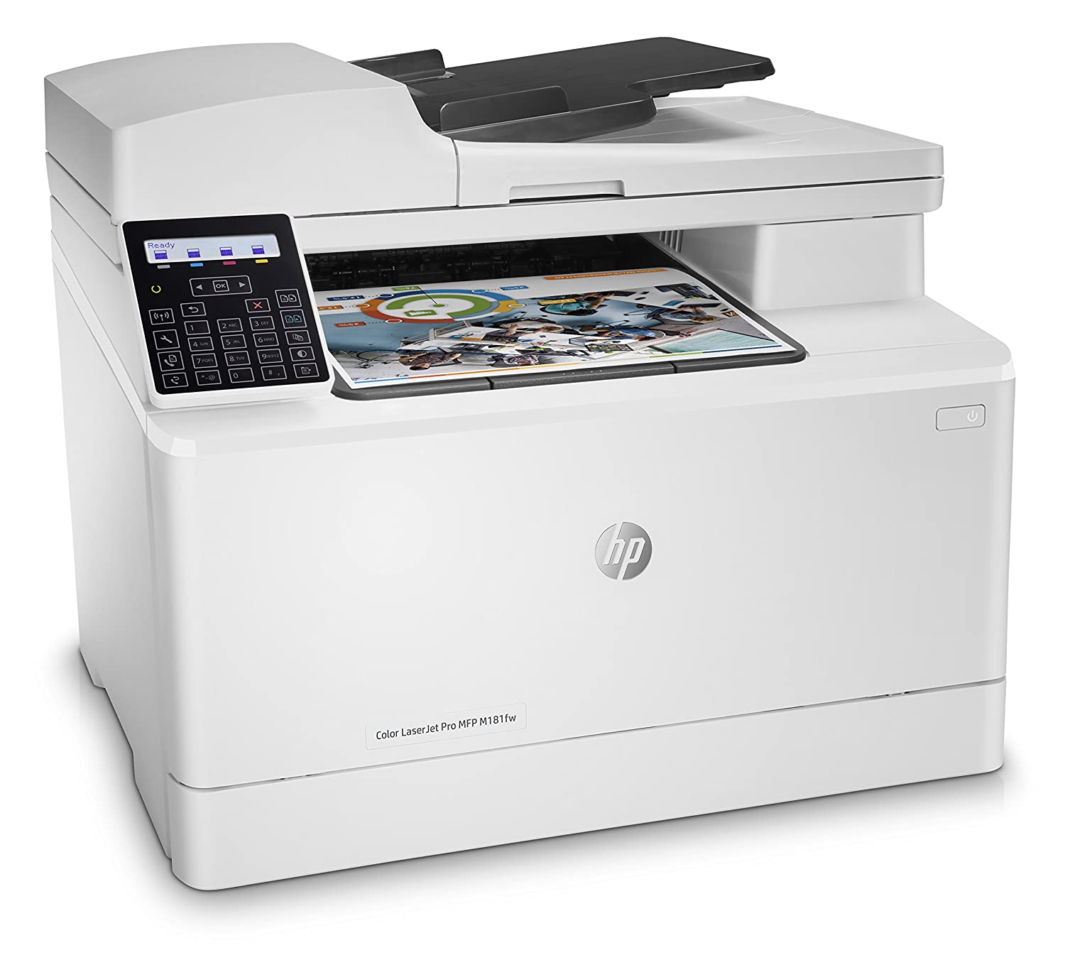 Hp CLJ PRO M181FW Wifi + Fax + Fotokopi + Tarayıcı Renkli Çok Fonksiyonlu Yazıcı 