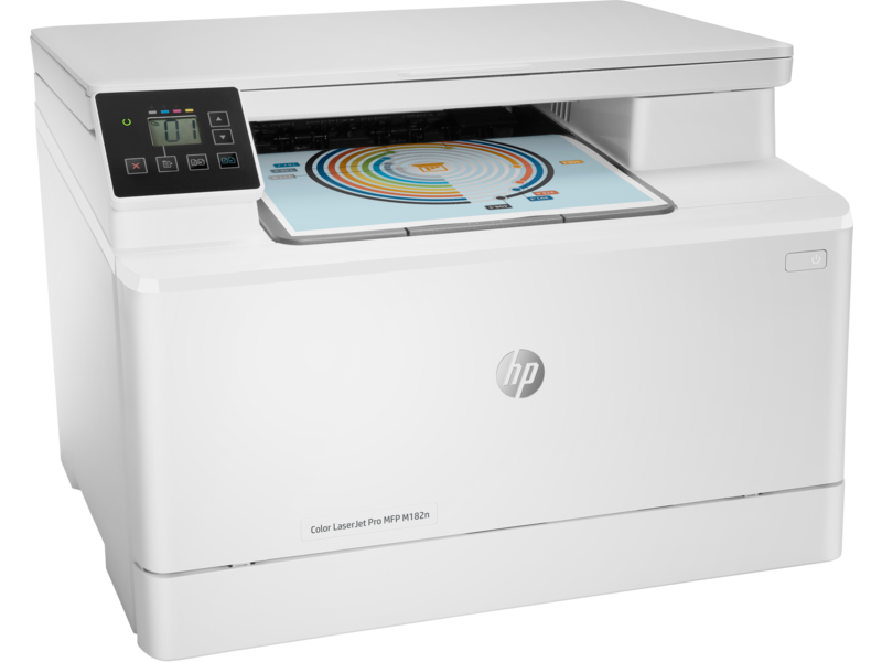 HP Color LaserJet Pro MFP M182N Çift Taraflı Tarayıcı Fotokopi Network Renkli Lazer Yazıcı 7KW54A
