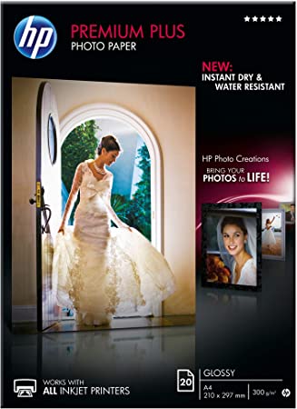 Hp CR672A Orijinal Premium Plus Parlak Fotoğraf Kağıdı, 20 Yaprak/A4/210 x 297 mm