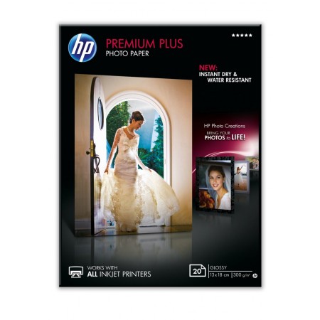 Hp CR676A Orijinal Premium Plus Parlak Fotoğraf Kağıdı, 20 Yaprak/13 x 18 cm Hp CR676A Orijinal Premium Plus Parlak Fotoğraf Kağıdı, 20 Yaprak/13 x 18 cm