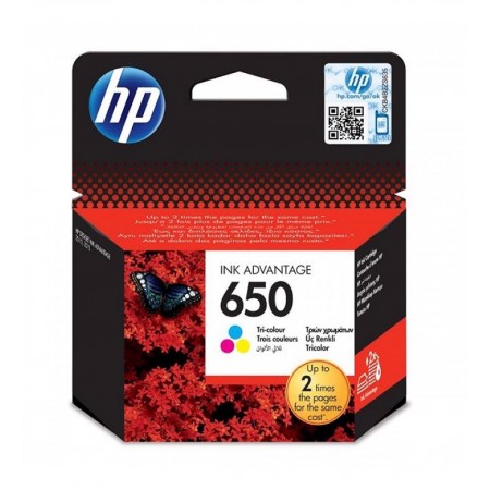 Hp CZ102AE (650) Eski Tarihli Renkli Orjinal Kartuş Hp CZ102AE (650) Eski Tarihli Renkli Orjinal Kartuş