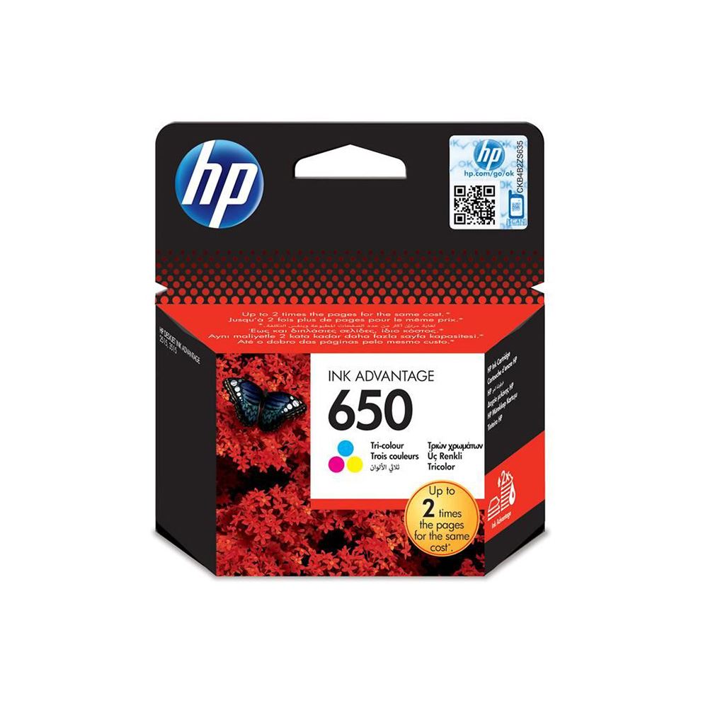 Hp CZ102AE (650) Renkli Orjinal Kartuş