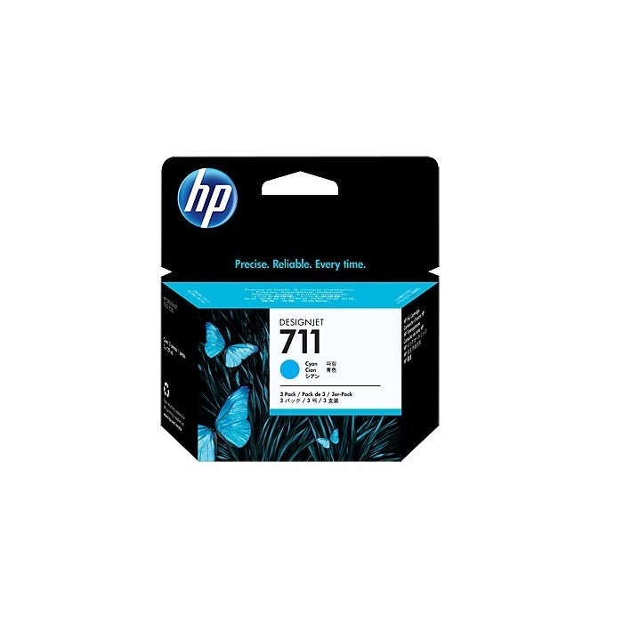 Hp CZ134A (711) Eski Tarihli Mavi Orjinal Kartuş 3'lü Paket