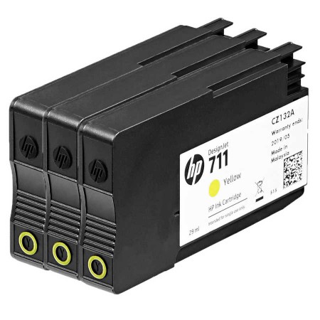 Hp CZ134A (711) Mavi Orjinal Kartuş 3'lü Paket Hp CZ134A (711) Mavi Orjinal Kartuş 3'lü Paket