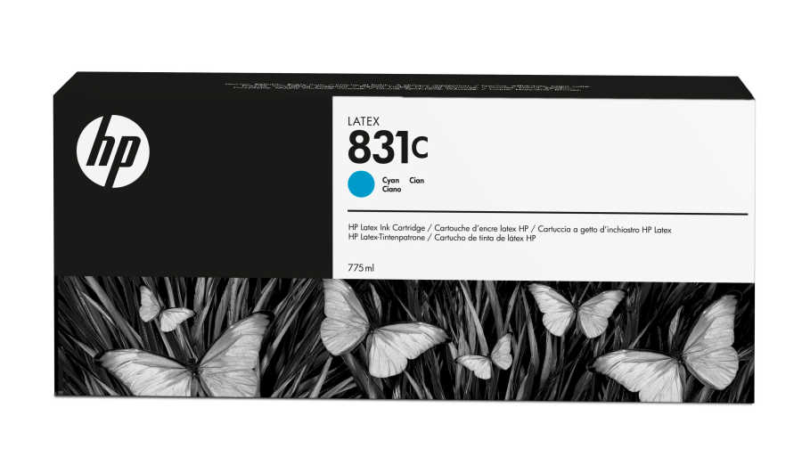 HP CZ695A (831C) Mavi Orjinal Lateks Kartuş - Lateks 310