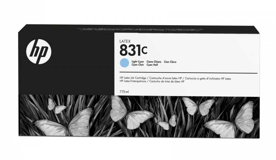HP CZ698A (831C) Açık Mavi Orjinal Lateks Kartuş - Lateks 310