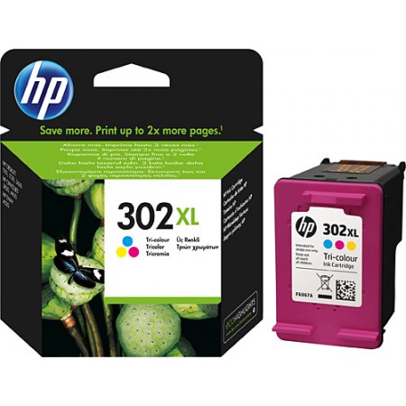 Hp F6U67AE (302XL) Renkli Orjinal Kartuş Hp F6U67AE (302XL) Renkli Orjinal Kartuş