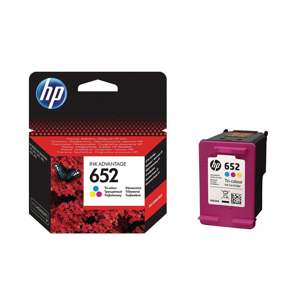 Hp F6V24AE (652) Renkli Orjinal Kartuş