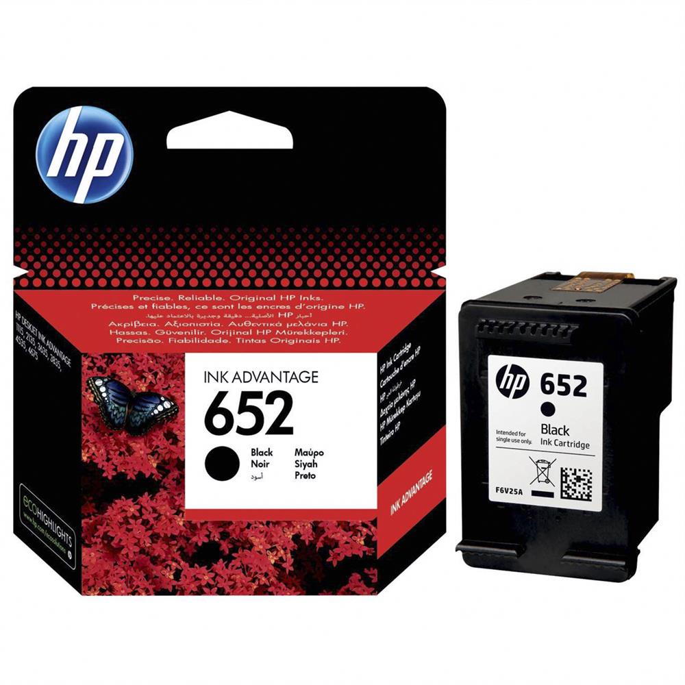Hp F6V25AE (652) Siyah Orjinal Kartuş