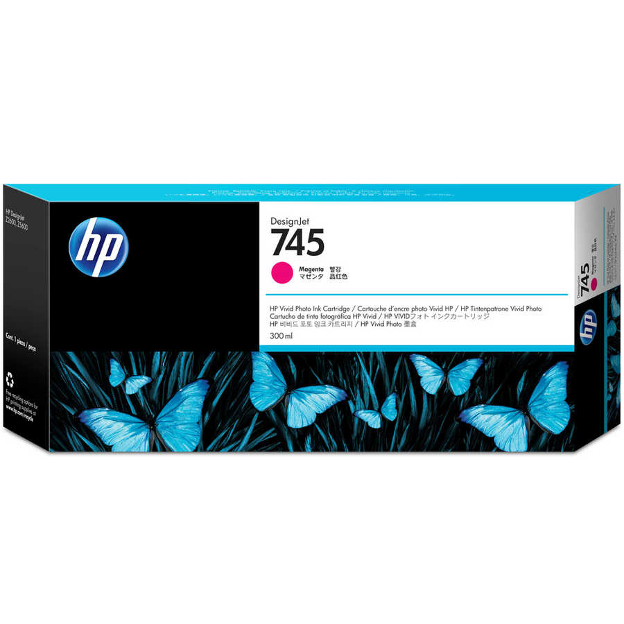 Hp F9K01A (745) Orjinal 300 ml DesignJet Kırmızı Kartuş