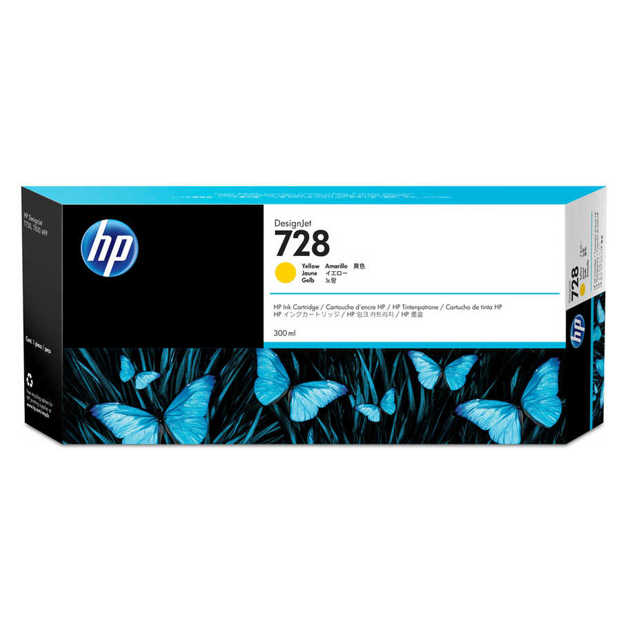 Hp F9K15A (728) Orjinal 300 ml Sarı DesignJet Kartuş