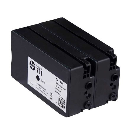 Hp P2V31A (711) Orjinal 2'li paket 80 ml Siyah DesignJet Kartuş Hp P2V31A (711) Orjinal 2'li paket 80 ml Siyah DesignJet Kartuş