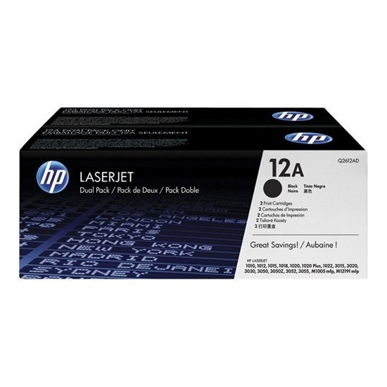 Hp Q2612AD (12A) Siyah Orjinal Multi Paket Toner