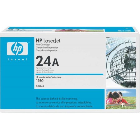 Hp Q2624A (24A) Eski Kutu Siyah Orjinal Toner Hp Q2624A (24A) Eski Kutu Siyah Orjinal Toner