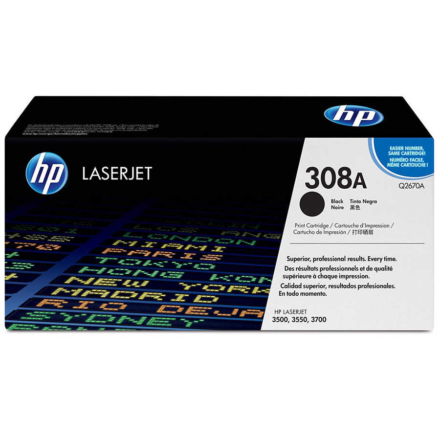 Hp Q2670A (308A) Siyah Orjinal Toner