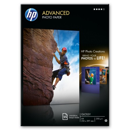 Hp Q5456A Orijinal Avantajlı Parlak Fotoğraf Kağıdı-25 Yaprak/A4/210 x 297 mm Hp Q5456A Orijinal Avantajlı Parlak Fotoğraf Kağıdı-25 Yaprak/A4/210 x 297 mm