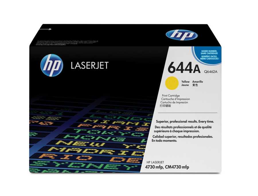 Hp Q6462A (644A) Sarı Orjinal Toner