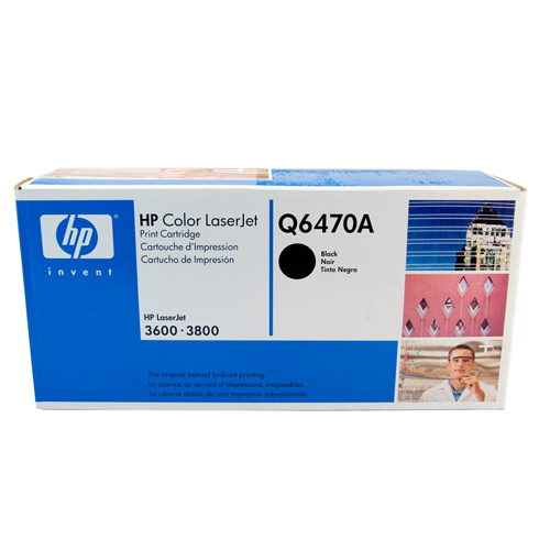 Hp Q6470A (501A) Siyah Orjinal Toner