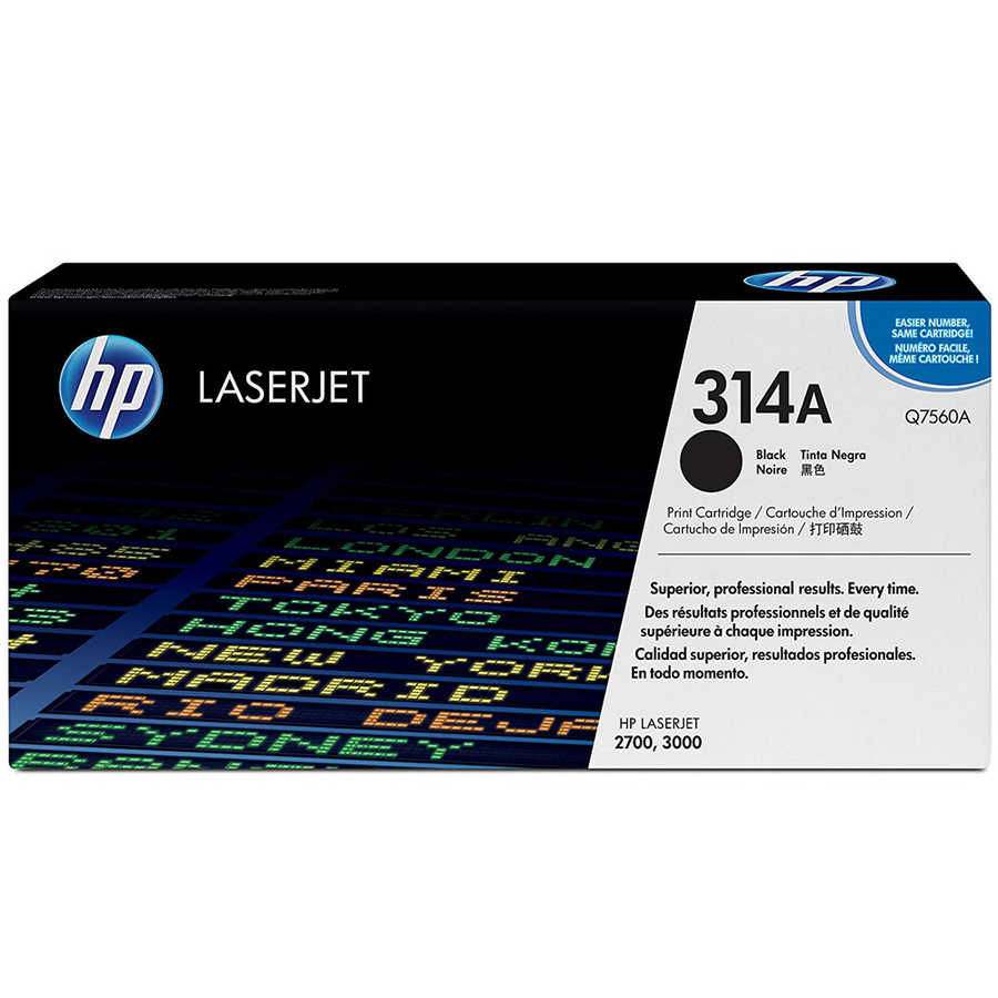 Hp Q7560A (314A) Siyah Orjinal Toner