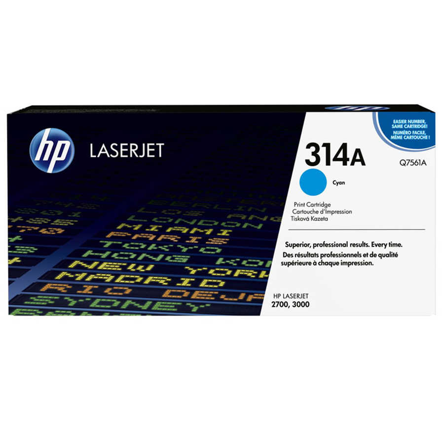 Hp Q7561A (314A) Mavi Orjinal Toner