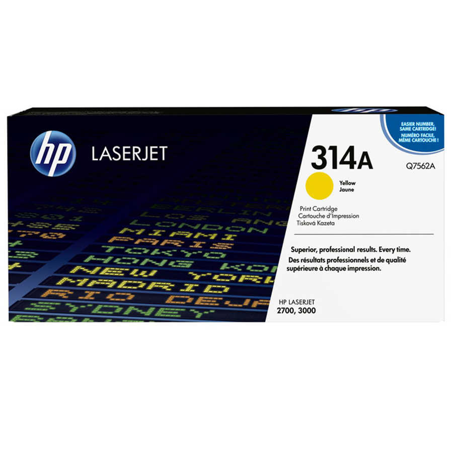 Hp Q7562A (314A) Sarı Orjinal Toner
