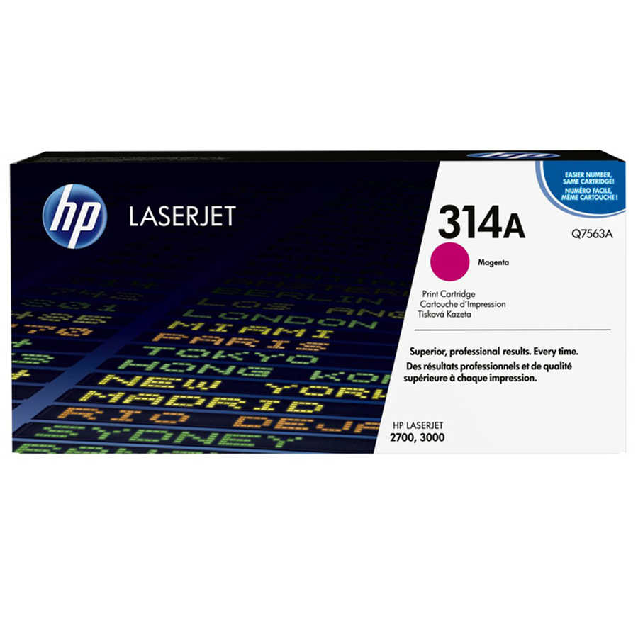 Hp Q7563A (314A) Kırmızı Orjinal Toner
