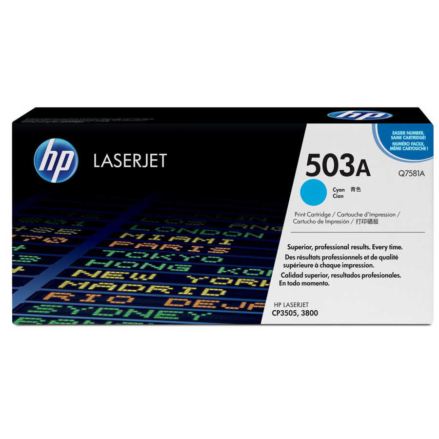 Hp Q7581A (503A) Mavi Orjinal Toner
