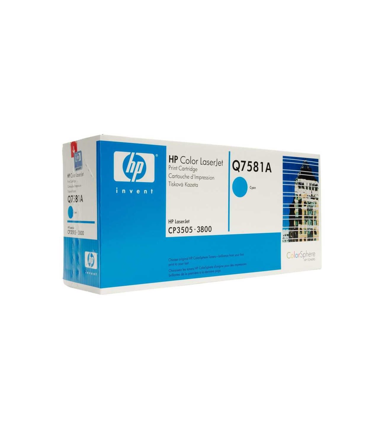 Hp Q7581A (503A) Mavi Orjinal Toner
